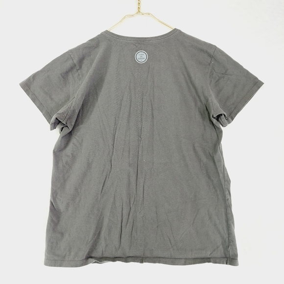 Crusher Tee Life Is Good Black Yellow Print Short Sleeve T-Shirt P7035 - Picture 5 of 9